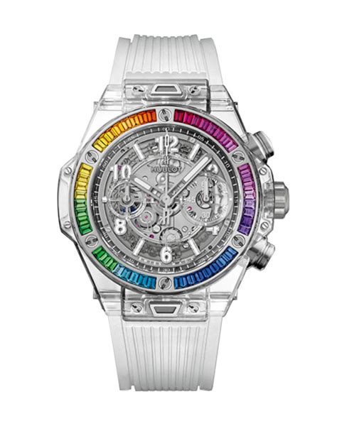 hublot unico sapphire rainbow|hublot big bang unico.